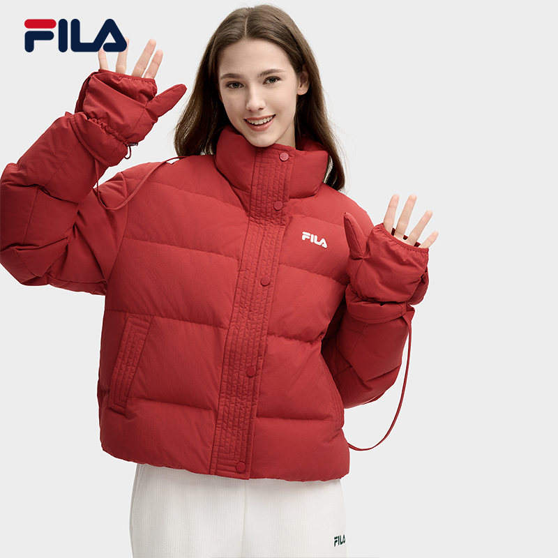 FILA2025春季新款羽绒服保暖女子