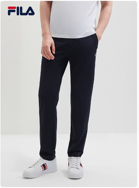 【魏哲鸣同款】FILA斐乐男士针织长裤新款基础休闲裤F11M421601F