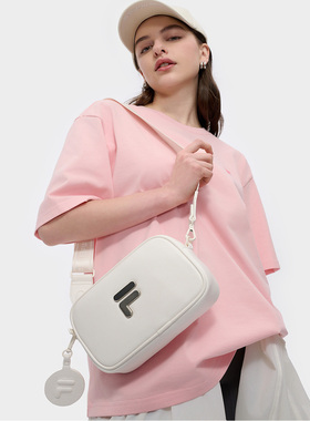 FILA FUSION 斐乐 中性斜挎包2025新款情侣相机包 T13U523123F