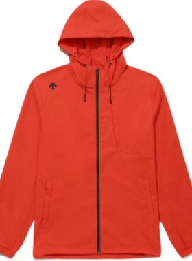 迪桑特连帽拉链宽松户外夹克外套男女同款SQ323UWB71