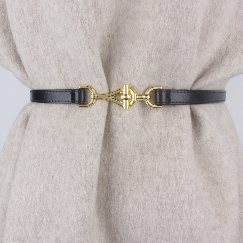 女百搭牛皮真皮皮带腰带