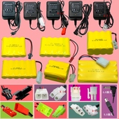 3.6V4.8V6V7.2V8.4V9.6V12 包邮 遥控大电量玩具车电池组充电器