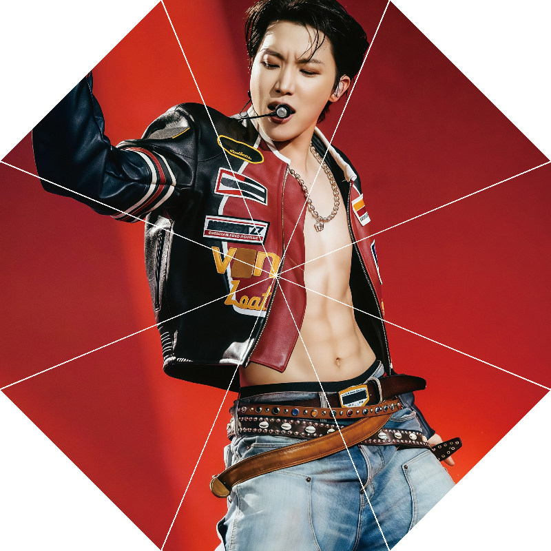 郑号锡腹肌伞防弹少年团礼品伞