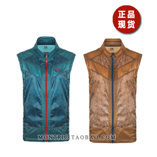 MONTPIC韩国MVT5158透气速干防水超薄轻运动户外登山春夏男马甲