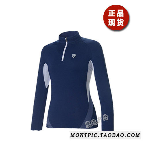 MONTPIC韩国SSWT-J7-705透气速干运动户外登山健身春女士长袖T恤