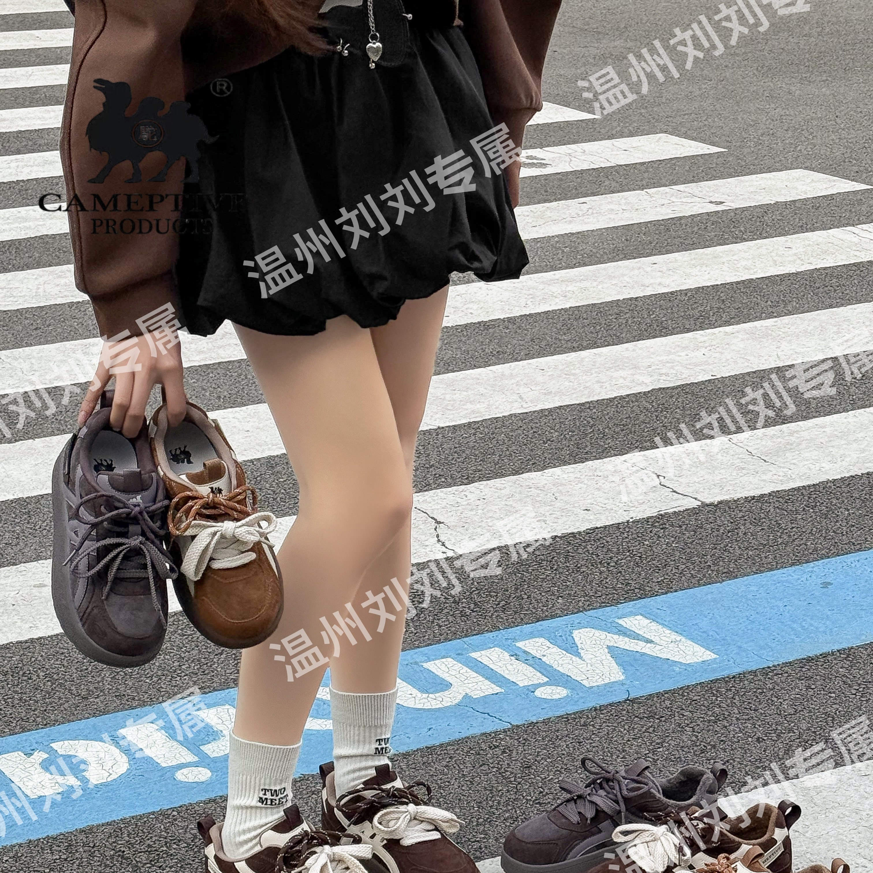 （秀气小面包）2026新款厚底松糕休闲鞋板鞋复古德训鞋女59299,女鞋,时尚休闲鞋,淘宝优惠券,粉丝福利购,淘宝优惠卷