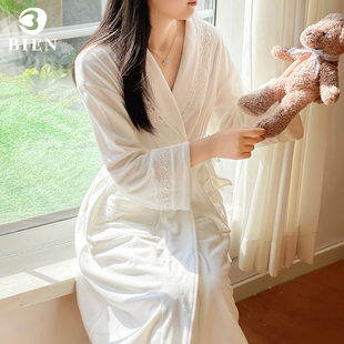 甜美可爱公主风家居服可外穿长裤 BIEN海岛绒睡袍女秋冬季 2026新款