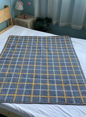 男士双面纯棉隔脏垫防汗防油可洗
