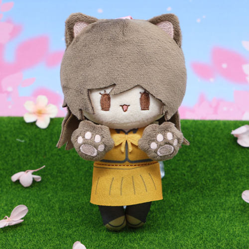 元气少女缘结神猫咪毛绒公仔巴卫