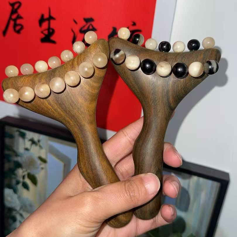【乳腺推】绿檀小黄牛齿乳腺腋下淋巴松解疏通乳房胸部结节刷