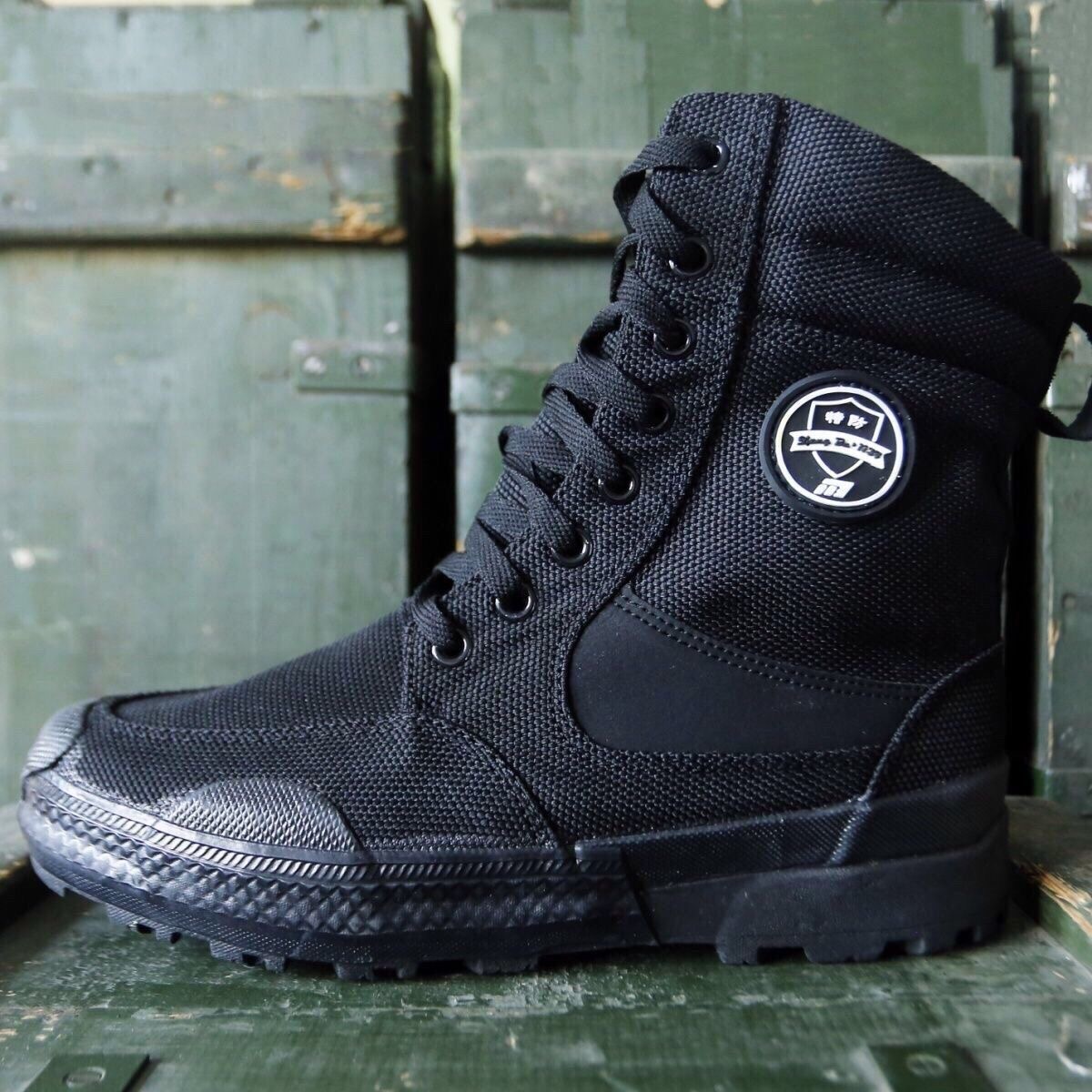 1137高帮解放鞋登山鞋训练正品保安强步防水透气拉链防滑耐磨通勤