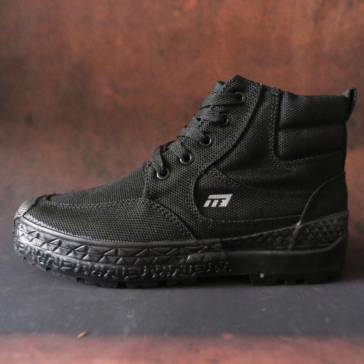 强步1137户外高帮作训鞋中帮防滑耐磨透气软底工作解放鞋劳保胶鞋