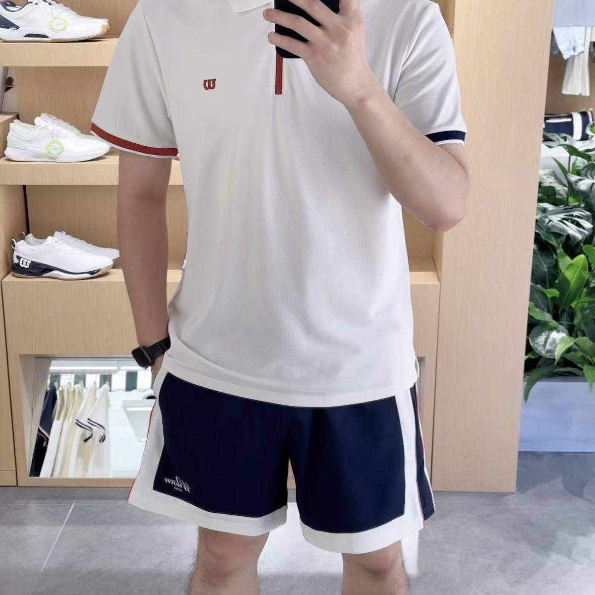 Wilson威尔胜25夏季新款男士撞色吸湿速干网球运动针织短袖POLO衫,运动服/休闲服装,运动POLO衫,淘宝优惠券,粉丝福利购,淘宝优惠卷