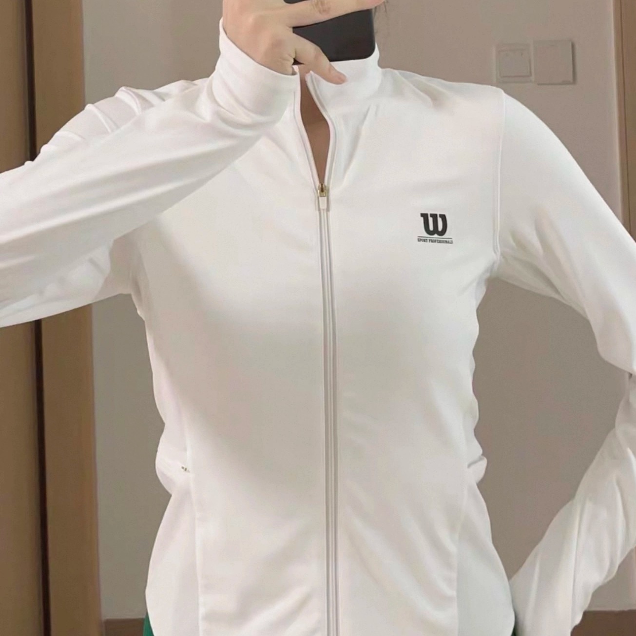 Wilson女士网球服运动长袖外套