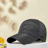 春夏新款 半网帽运动速干帽软顶鸭舌帽男女防晒遮阳透气网眼棒球帽