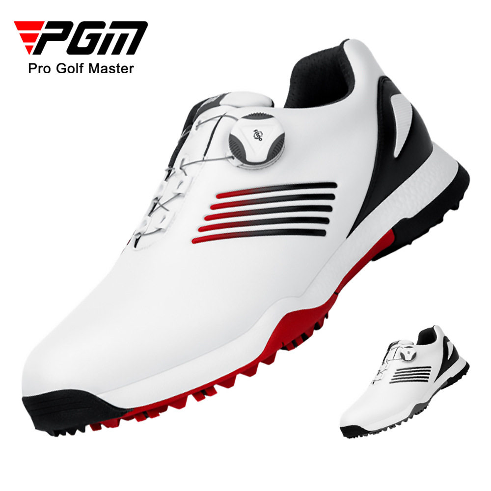 PGM高尔夫球鞋男士防水鞋子旋转鞋带防侧滑golf运动鞋