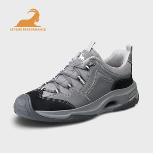 公羊男士2025冬季新款真皮软底休闲皮鞋时尚通勤鞋公务户外运动鞋