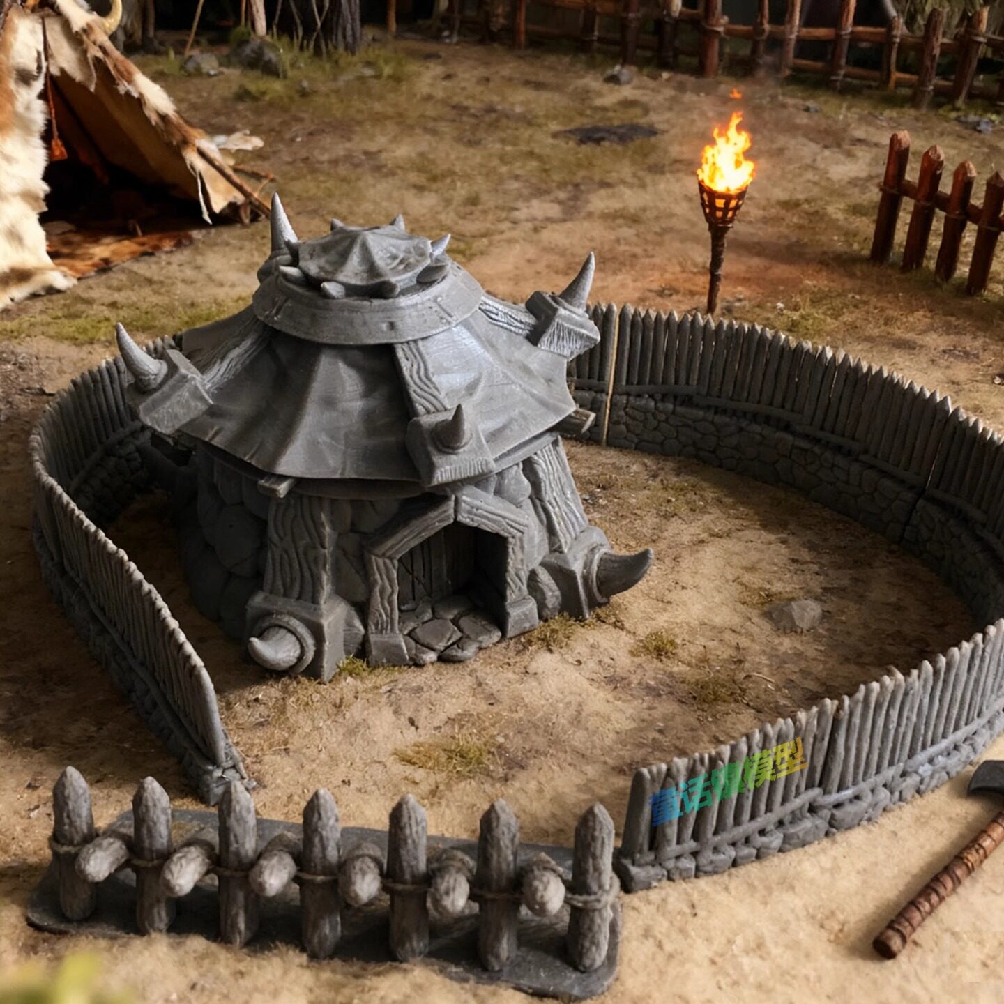 3D打印魔兽世界场景摆件