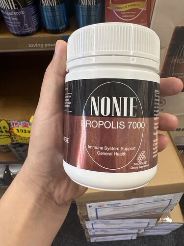 新西兰直邮NONIE高含量蜂胶胶囊7000mg强化免疫