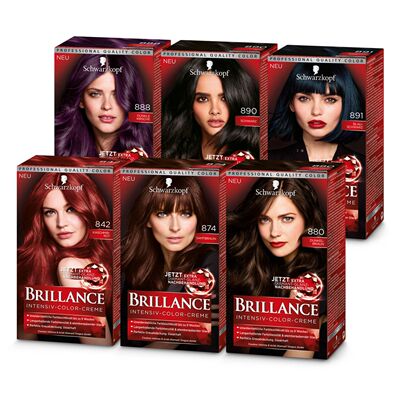 新西兰代购Schwarzkopf施华蔻Brilliance幻彩闪耀染发膏染发剂