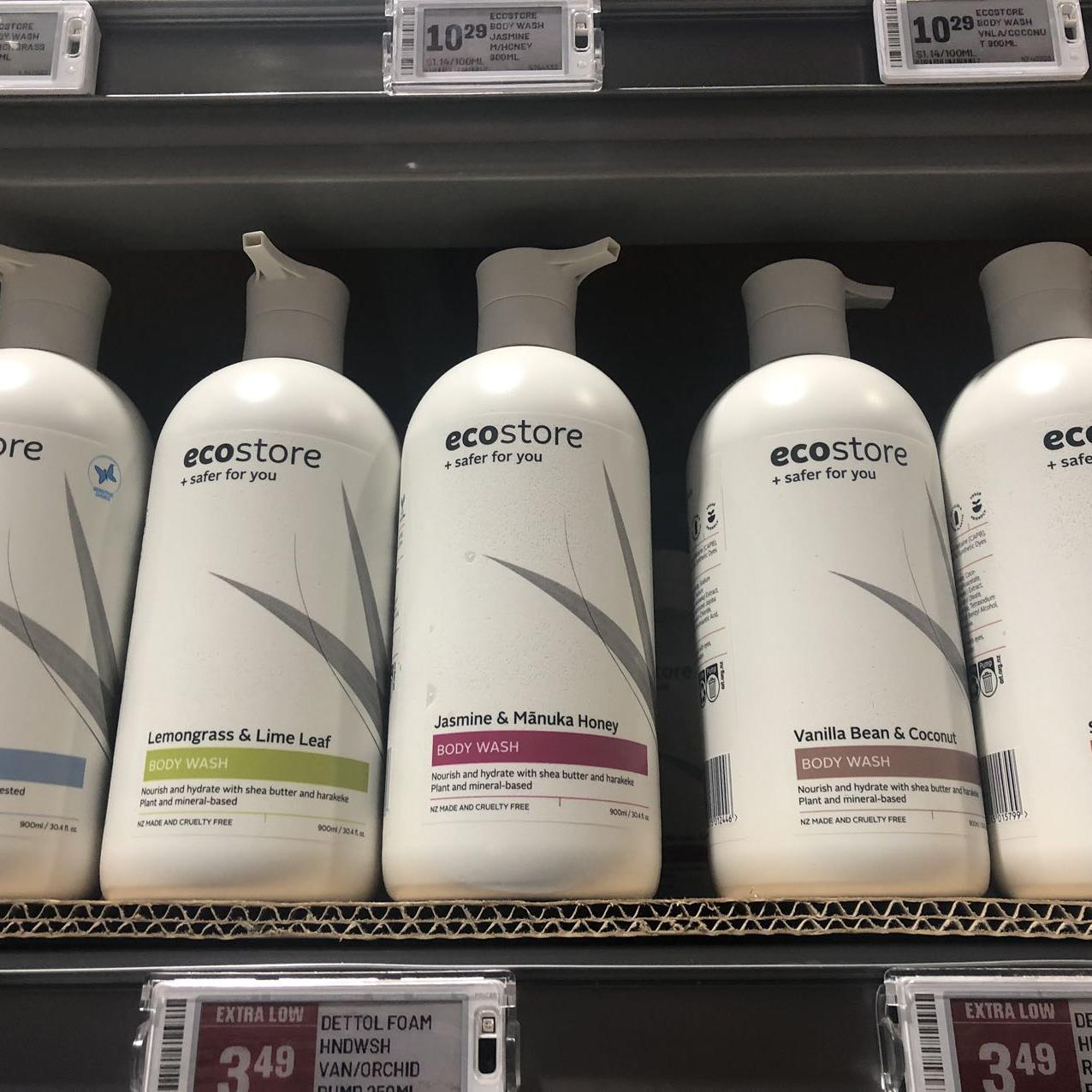 新西兰直邮Ecostore宜可诚儿童成人沐浴露乳孕妇可用温和安全五款