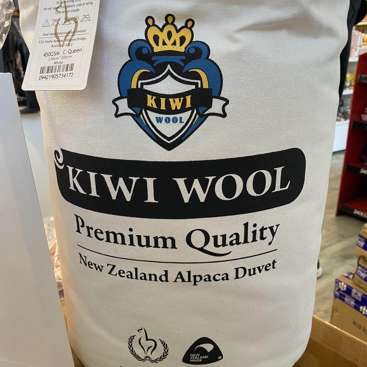 新西兰代购直邮Kiwi wool驼羊被450sgm 双人被子母被