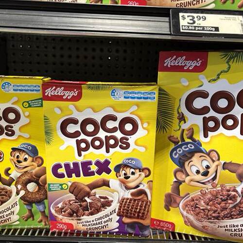 新西兰直邮代购家乐氏Kelloggs可可脆麦片Coco Pops儿童麦片无麸