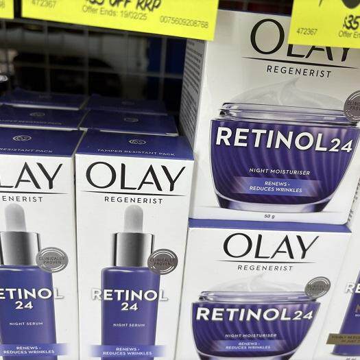 新西兰直邮OLAY玉兰油 视黄醇日霜 精华液 眼霜 3件包邮