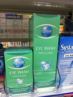 新西兰代购直邮Optrex sore 爱滴氏洗眼液眼痒肿干眼不适3件包邮