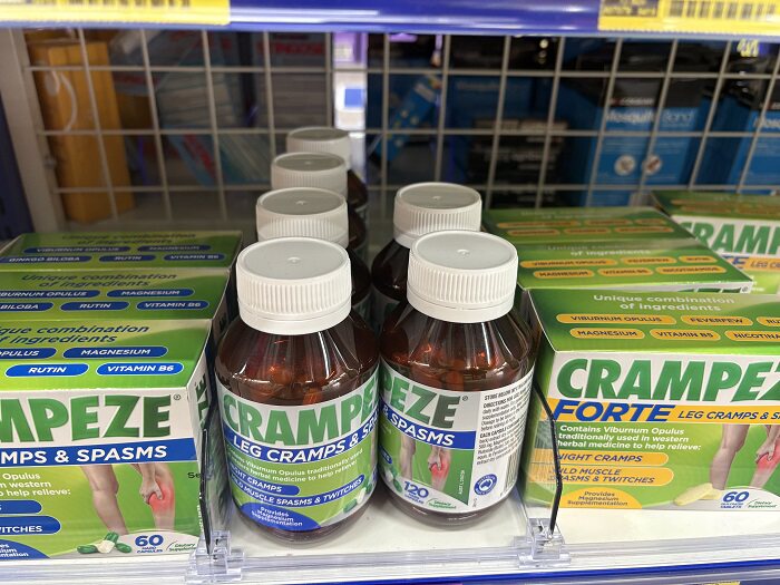 新西兰代购直邮CRAMPEZE抽筋缓解保健配方腿脚抽筋经挛