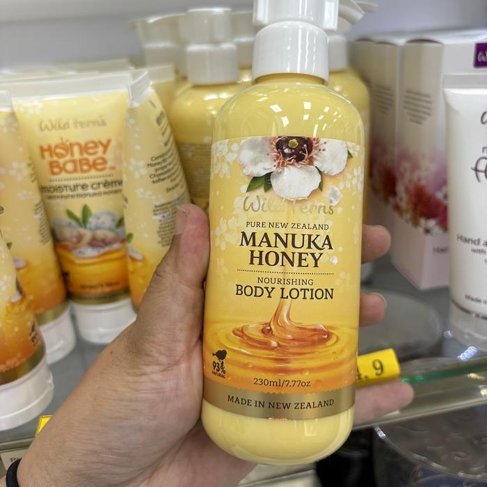 新西兰直邮parrs帕氏花卉/麦卢卡蜂蜜/火山泥/绵羊油身体乳230ml