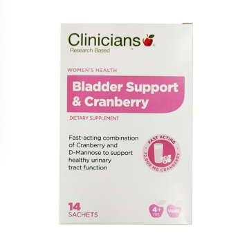 新西兰直邮Clinicians科立纯女性蔓越莓粉冲剂 14条/盒