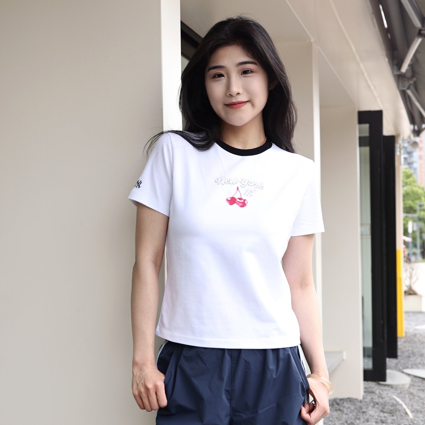 MLB短袖女子大印花T恤新款T恤图片