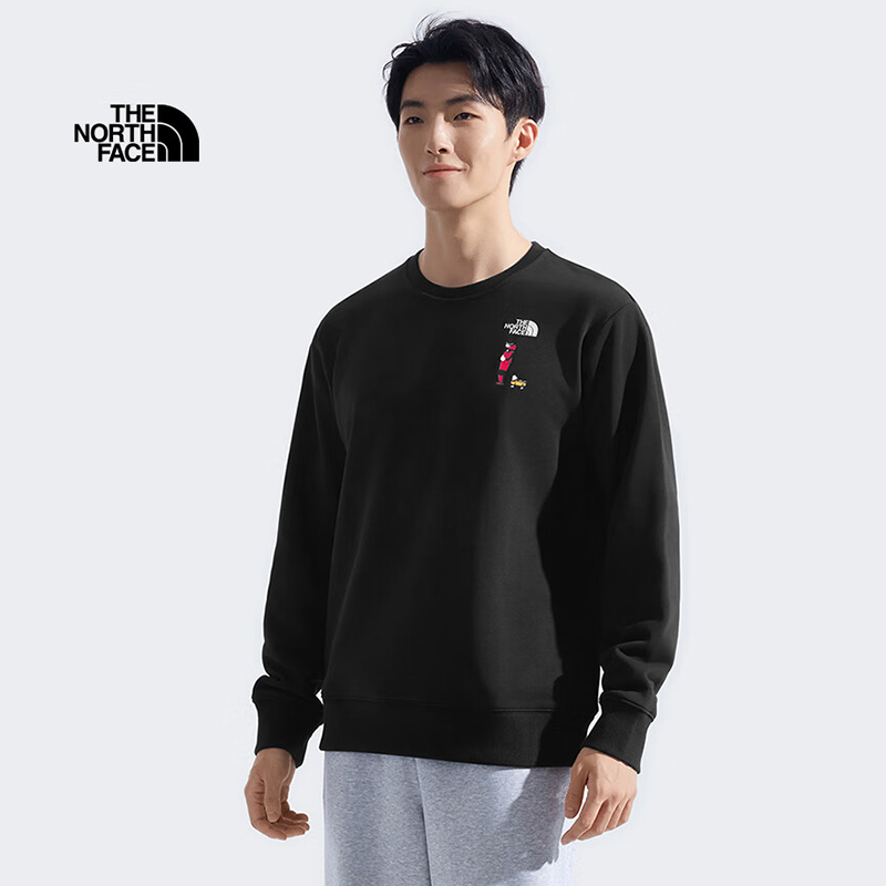 北面男女同款舒适透气卫衣