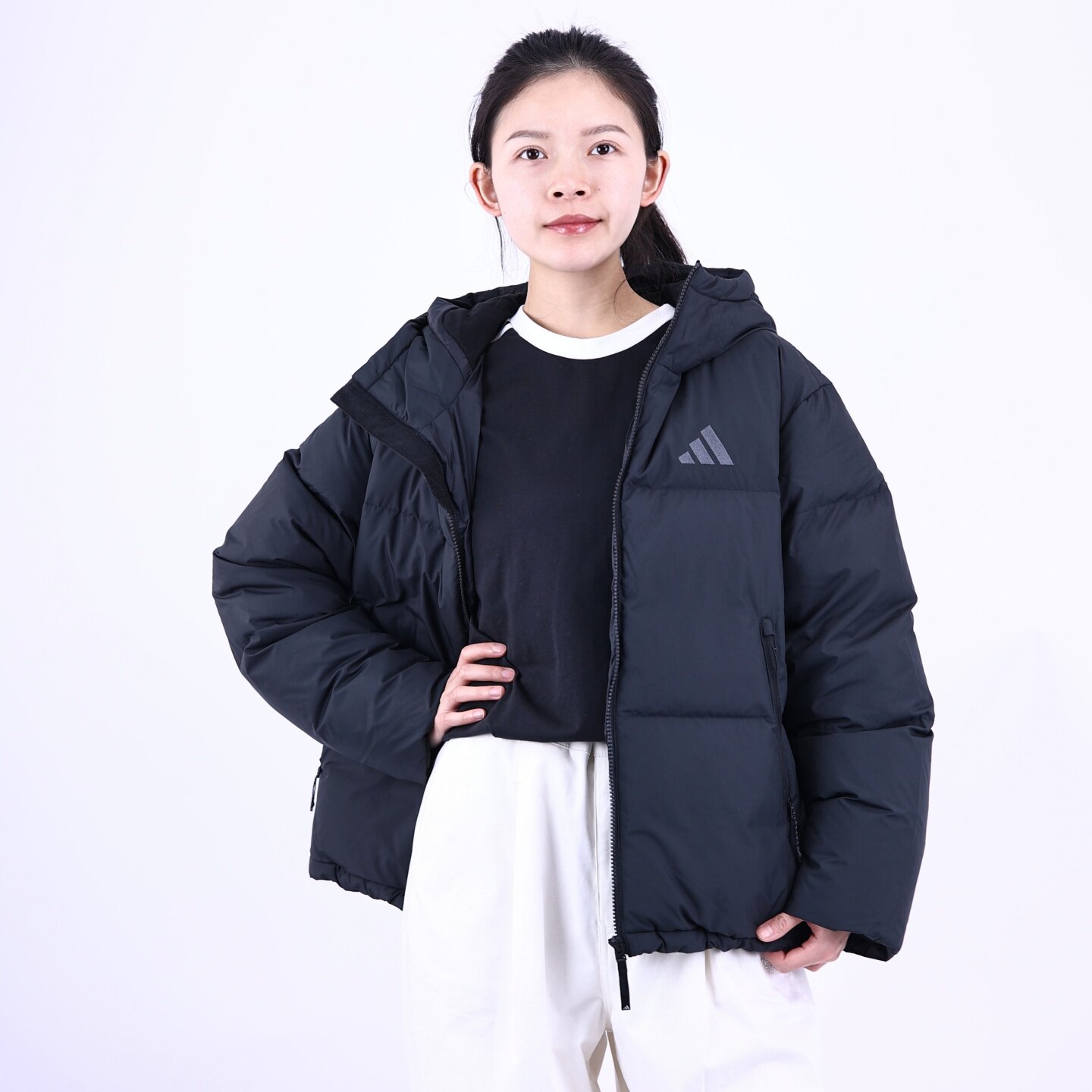 adidas阿迪达斯秋冬女款保暖防风运动羽绒服JV6190/JV6191/JV6192