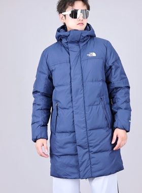 TheNorthFace 北面羽绒服男中长款加厚600蓬鹅绒保暖连帽外套89Z4