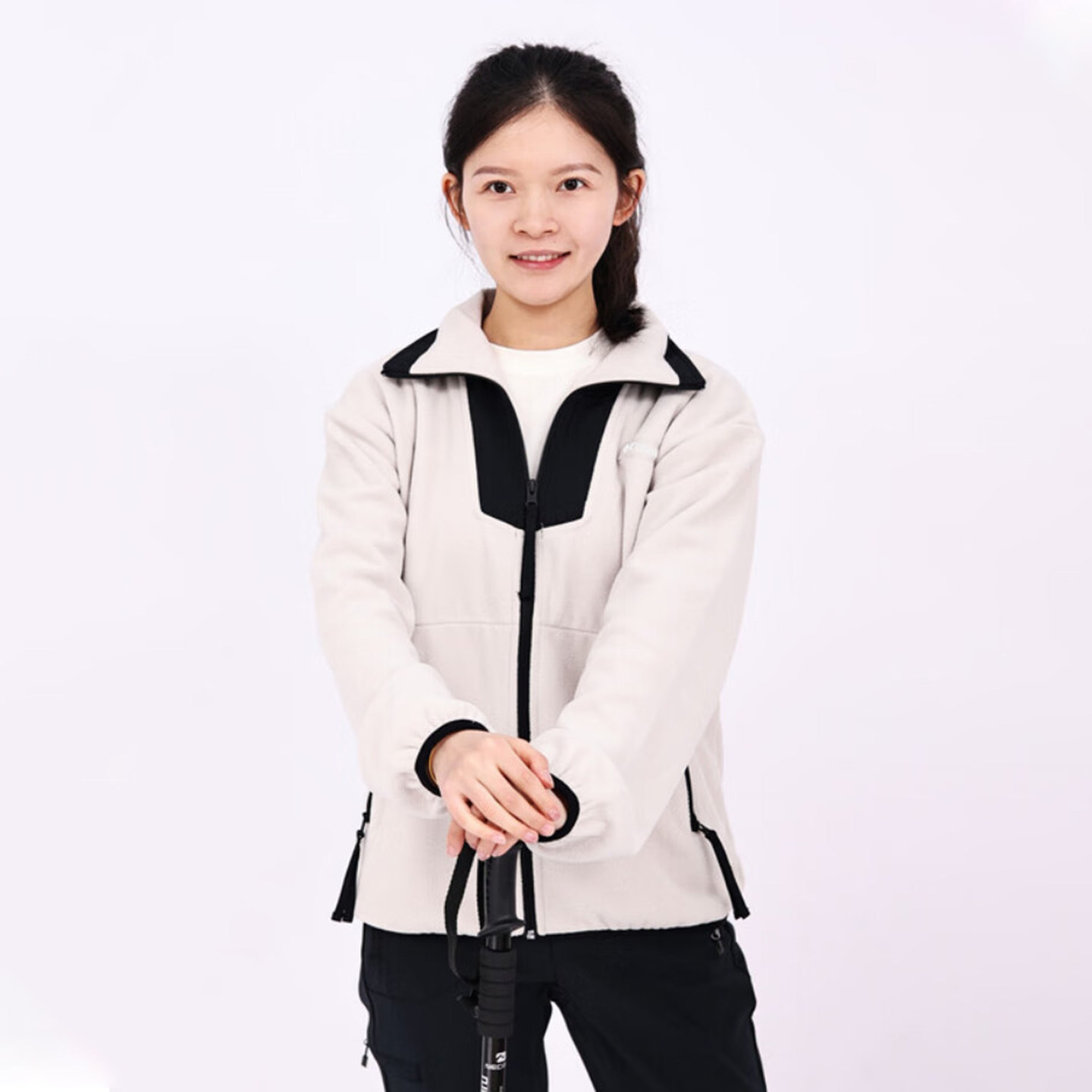 【正品】哥伦比亚全拉链抓绒衣女
