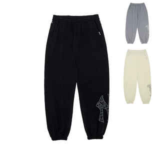 透气束脚长裤 NY大标运动跑步卫裤 3APTB1454 25新款 MLB男女休闲裤