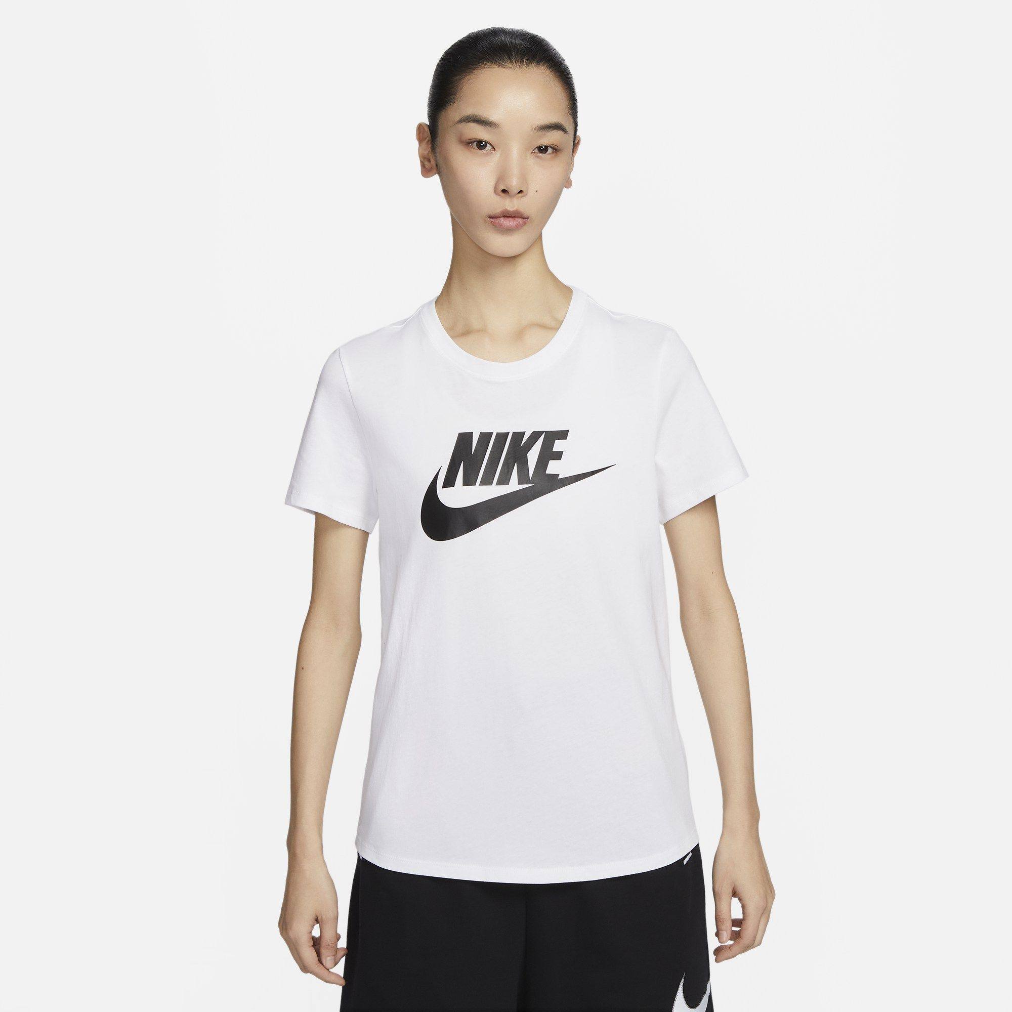NIKE耐克纯棉T恤女子印花轻便休闲柔软舒适短袖DX7907
