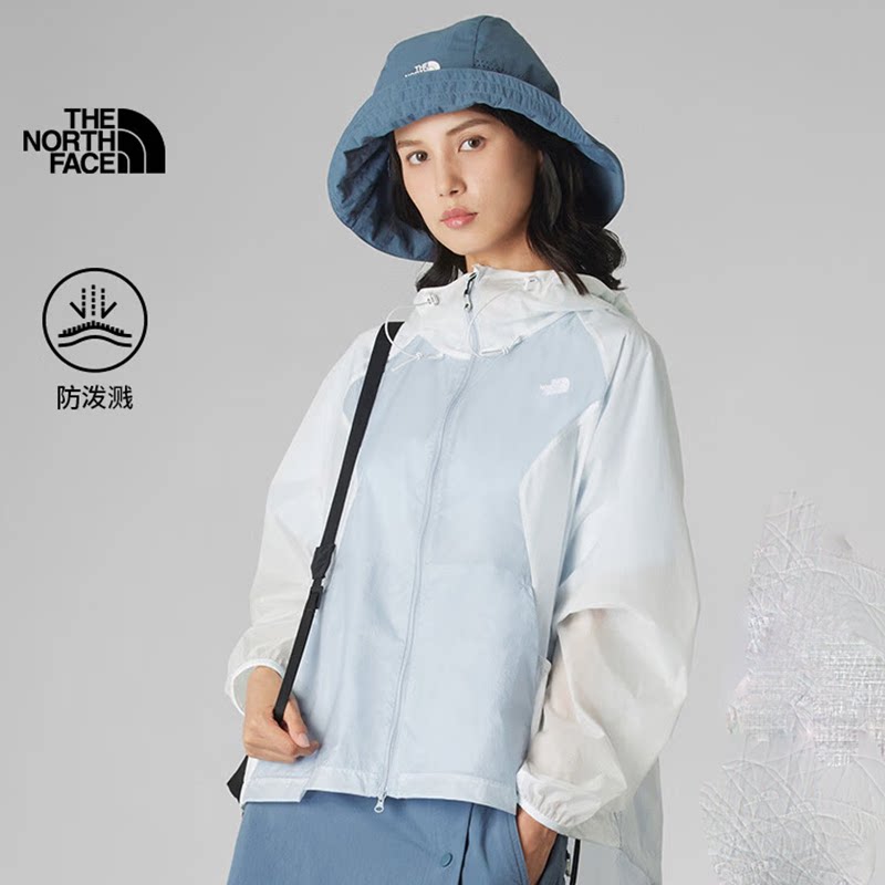 北面防晒衣女子防泼水薄款外套