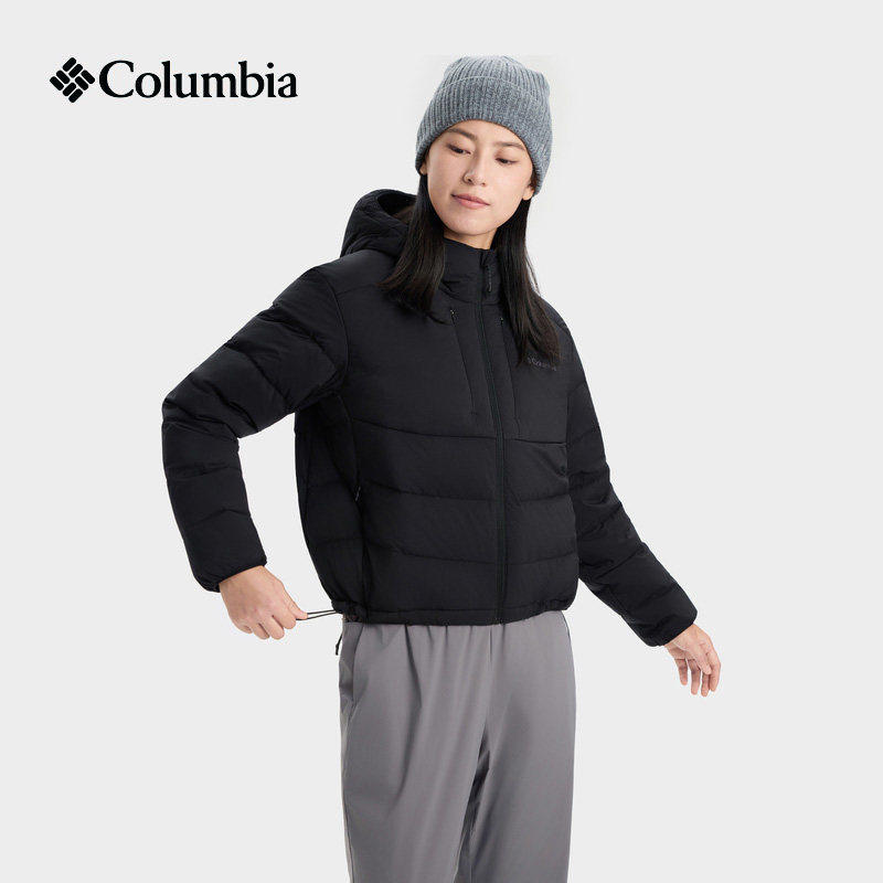 哥伦比亚户外女子金点鹅绒羽绒服
