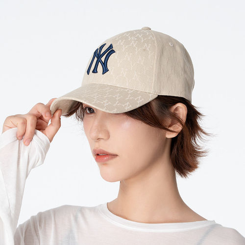 MLB鸭舌帽男女新款老花棒球帽