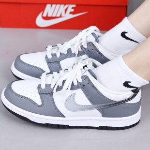 NIKE耐克板鞋大童25秋冬新款DUNK LOW男女童透气休闲运动鞋HM9617