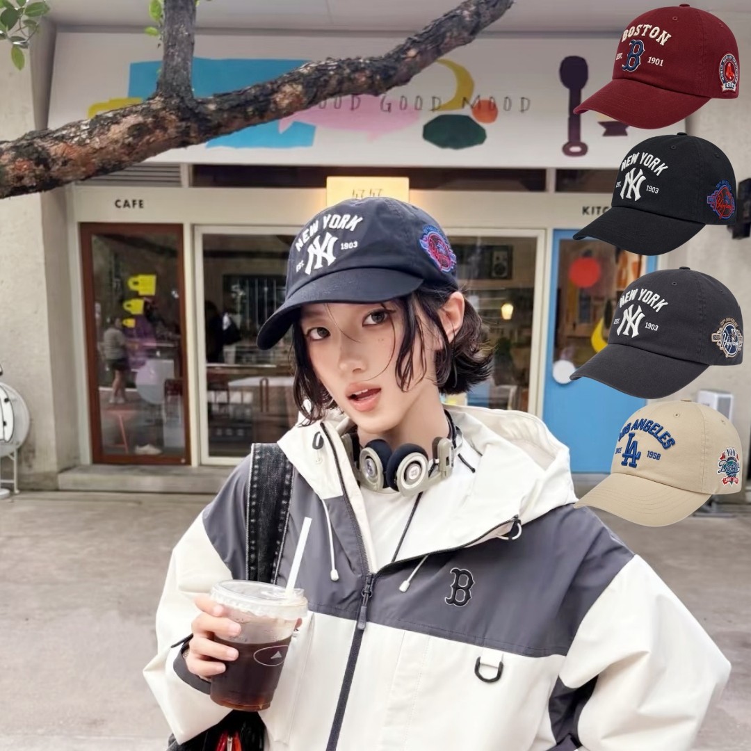 MLB虞书欣同款棒球帽男女25新款遮阳帽百搭软顶鸭舌帽3ACPB105N,运动包/户外包/配件,运动帽,淘宝优惠券,粉丝福利购,淘宝优惠卷