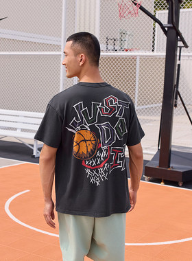 NIKE耐克男子短袖26春夏新品运动纯棉宽松半袖时尚篮球T恤IM5043