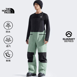 北面背带裤男巅峰系列连体滑雪裤