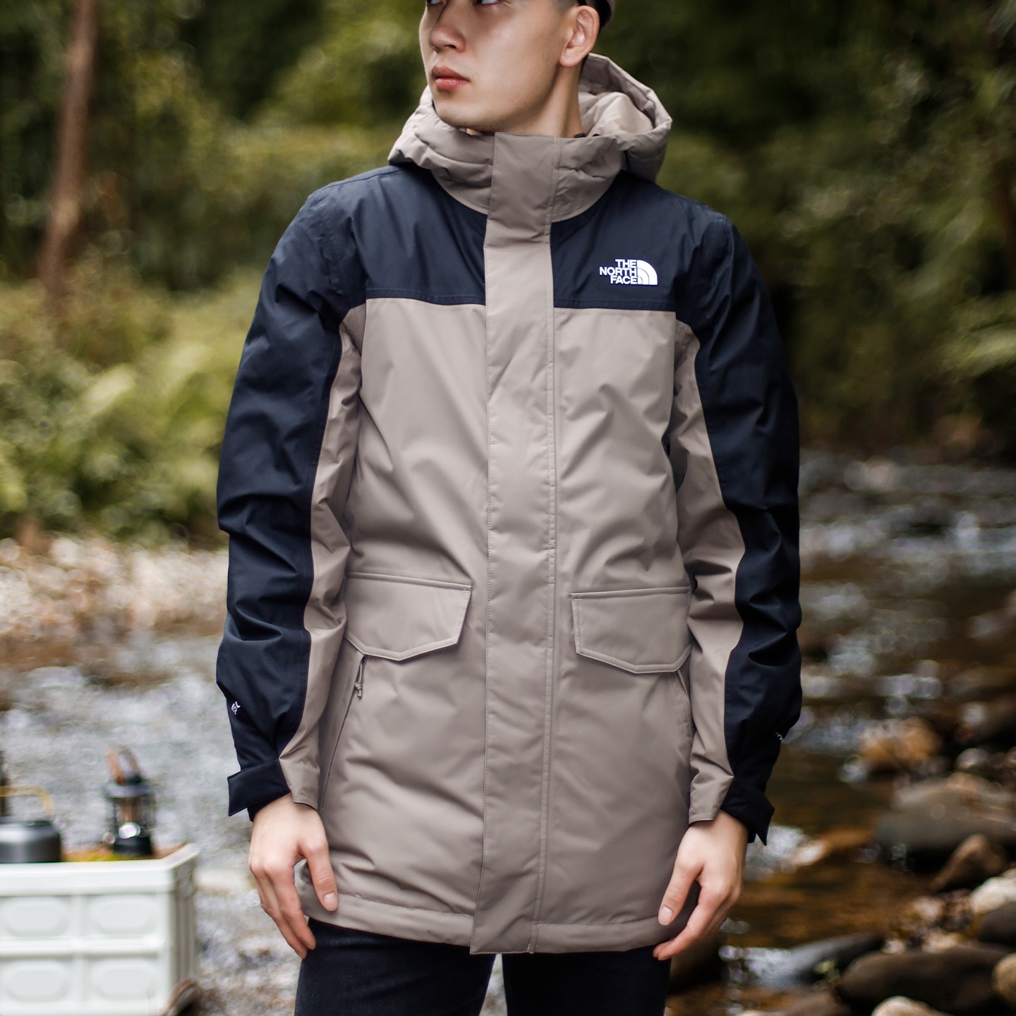 THeNorthFace北面羽绒服男25秋冬新款550蓬鹅绒保暖防水外套8GKC