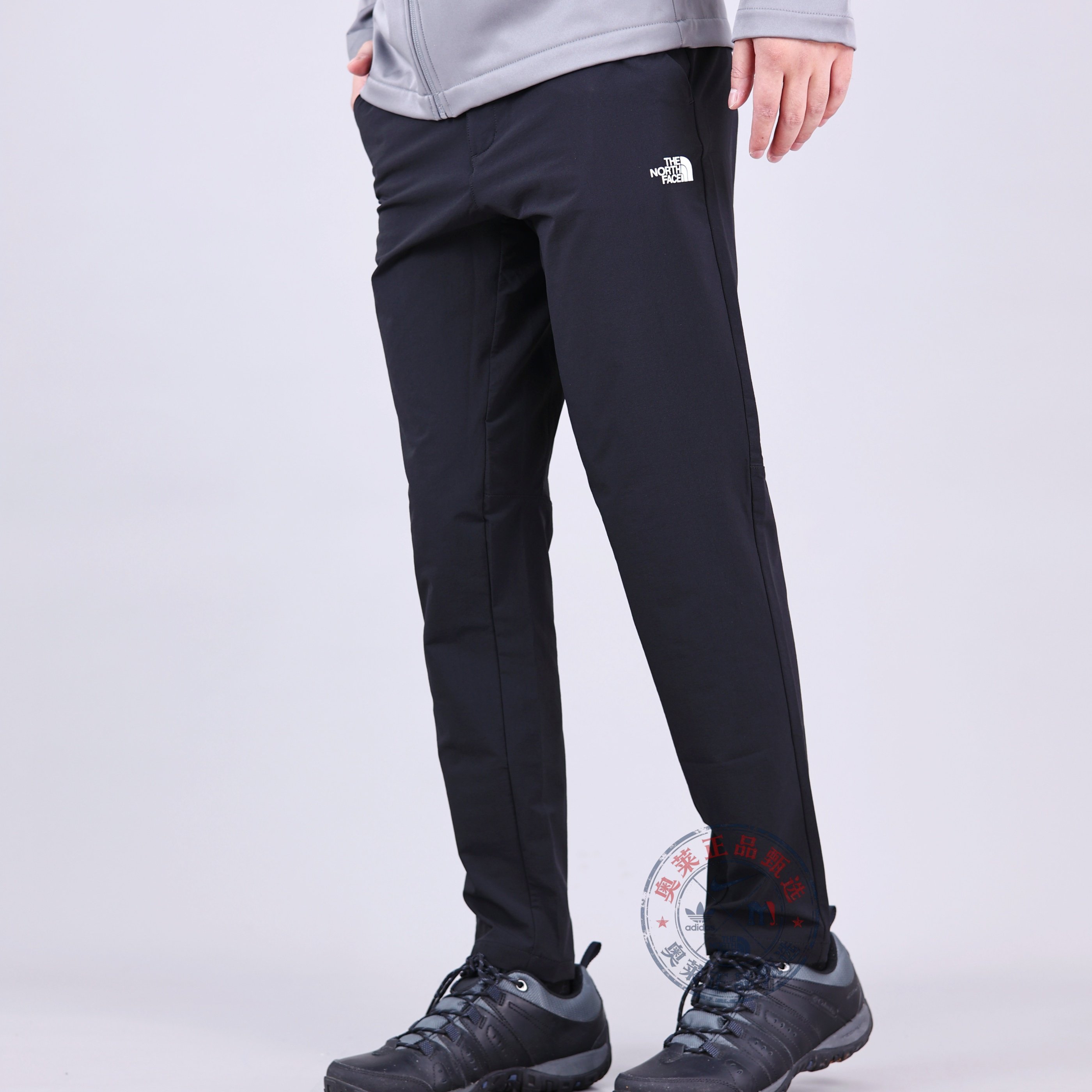 TheNorthFace北面软壳裤男秋冬户外防泼水加绒保暖徒步登山裤83OQ