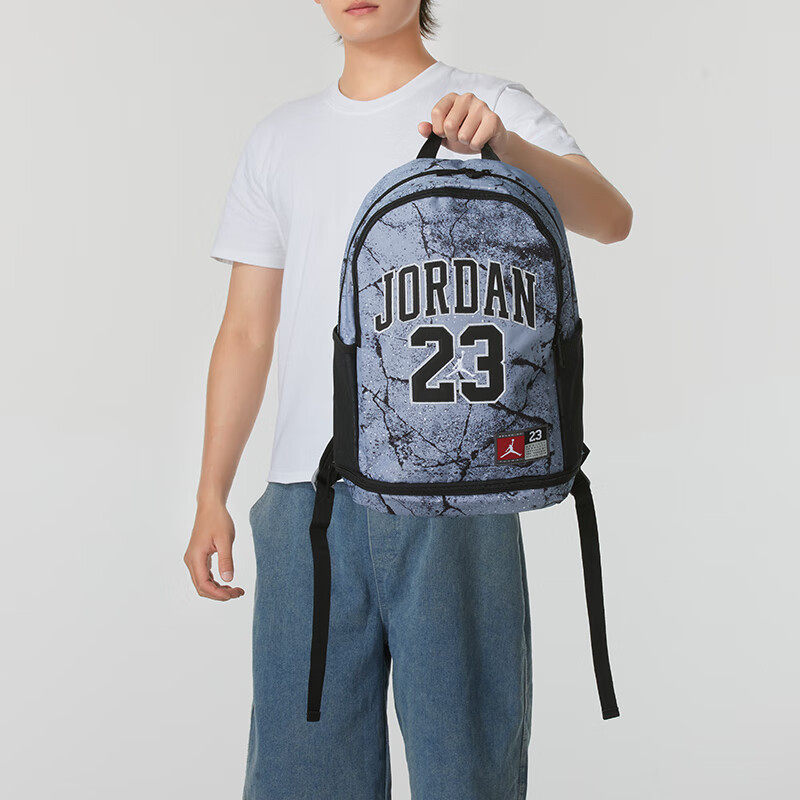 NIKE耐克男女同款运动包出行旅游时尚书包休闲双肩包JD2433009AD