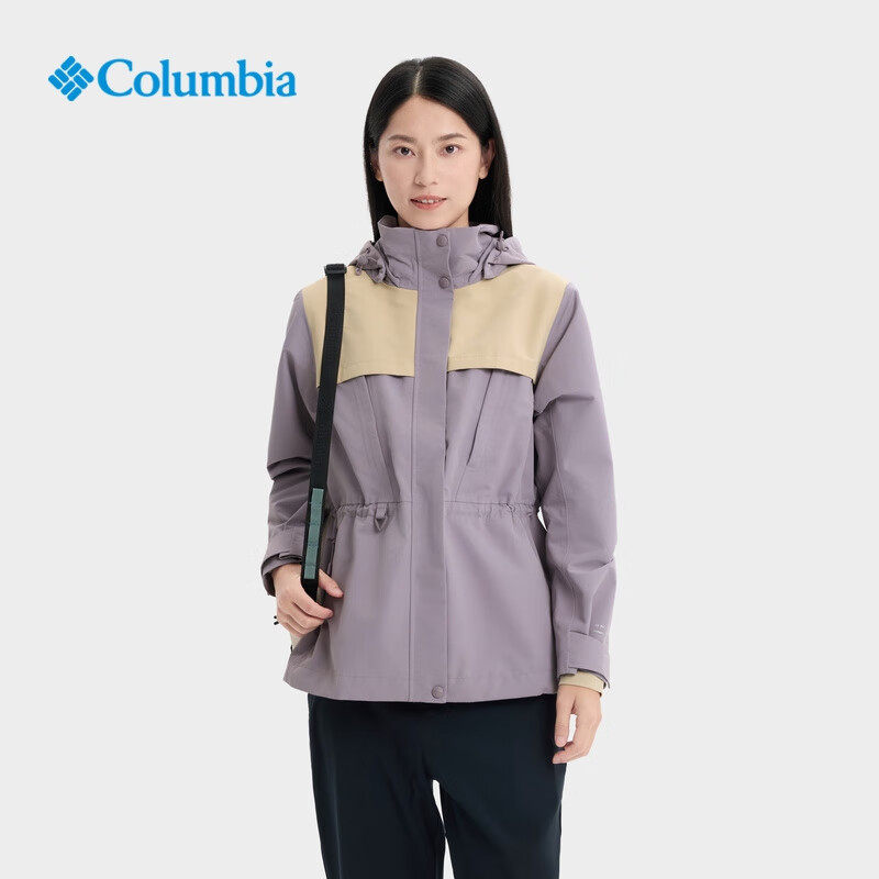 Columbia哥伦比亚户外25秋冬女防水休闲运动舒适冲锋衣外套WR8364